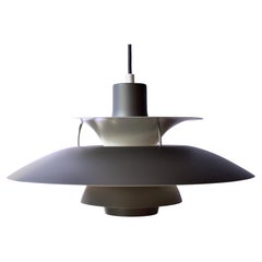 Grey Poul Henningsen PH 5 Pendant Lamp by Louis Poulsen, Denmark