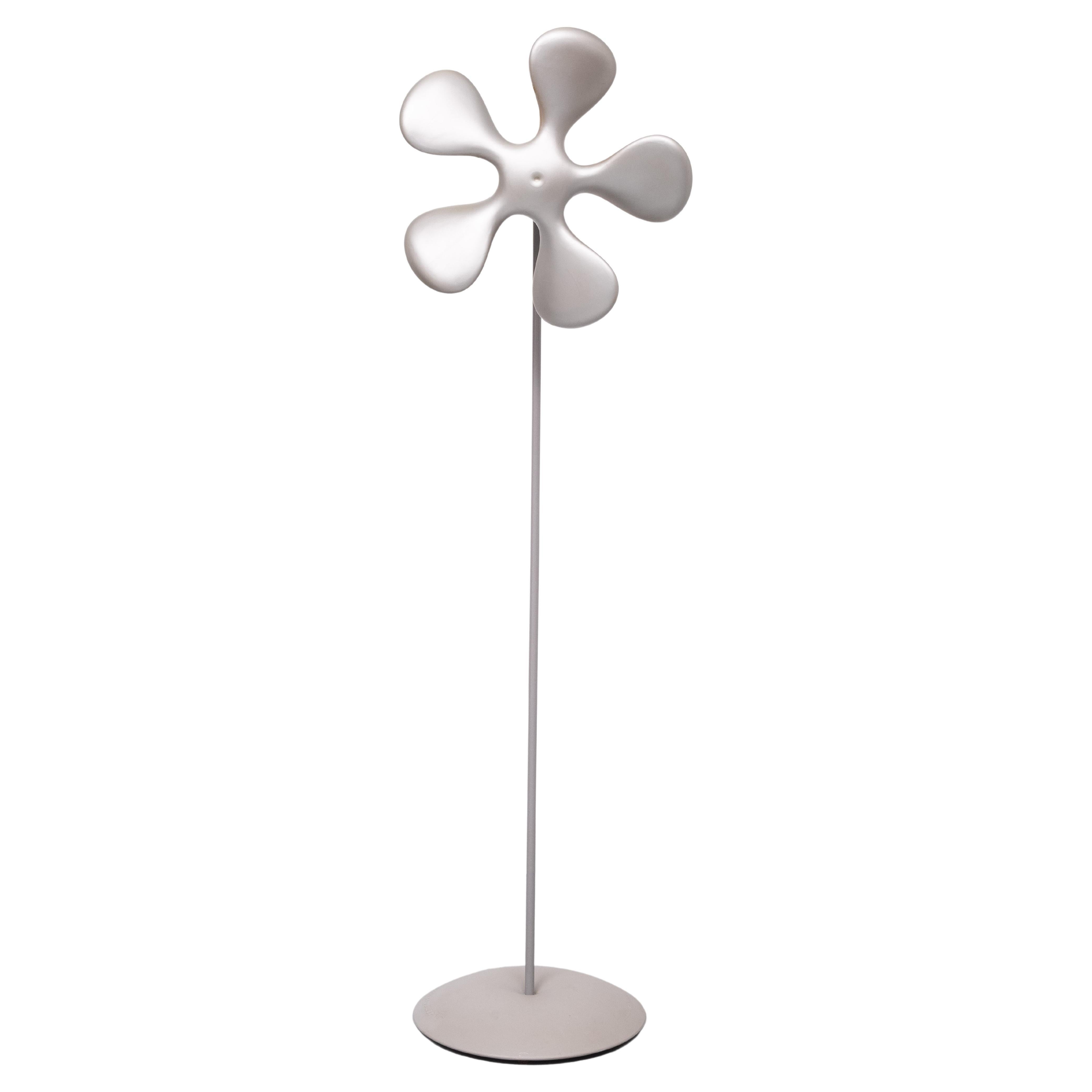 Grey Power Flower Fan by Heckhausen - Zetsche for Elmar Flàtotto  For Sale