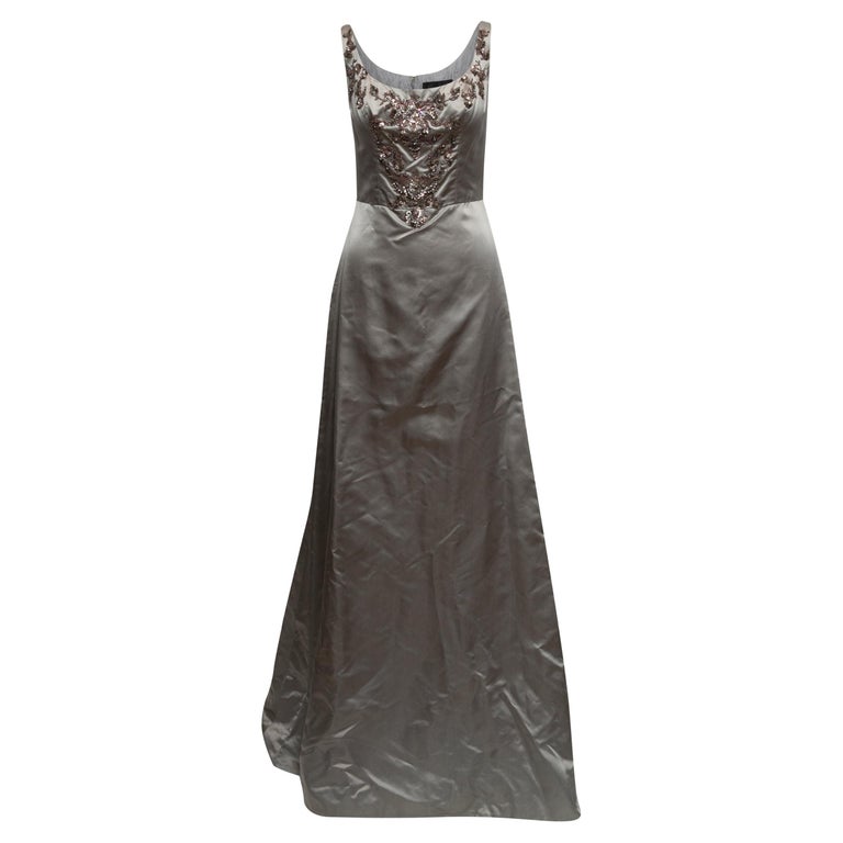 crop top bridesmaid dresses Symphony Light Grey Embellished Mini Dress Light Grey / UK16