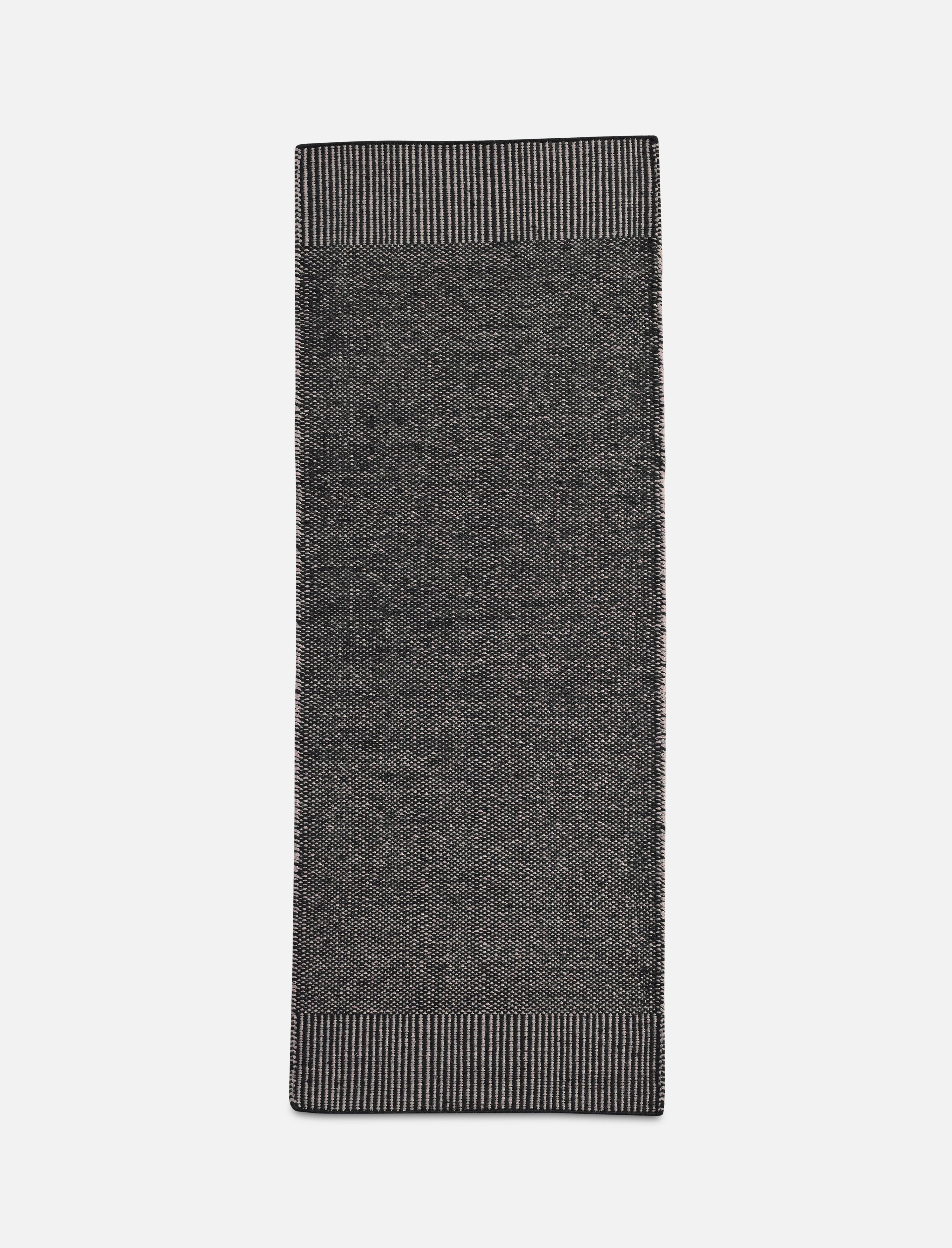 Post-Modern Grey Rombo Runner Rug by Studio MLR For Sale