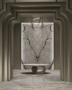 Grey Roots Limited Edition Marble Coffee Table, Custom Coffee Table Design