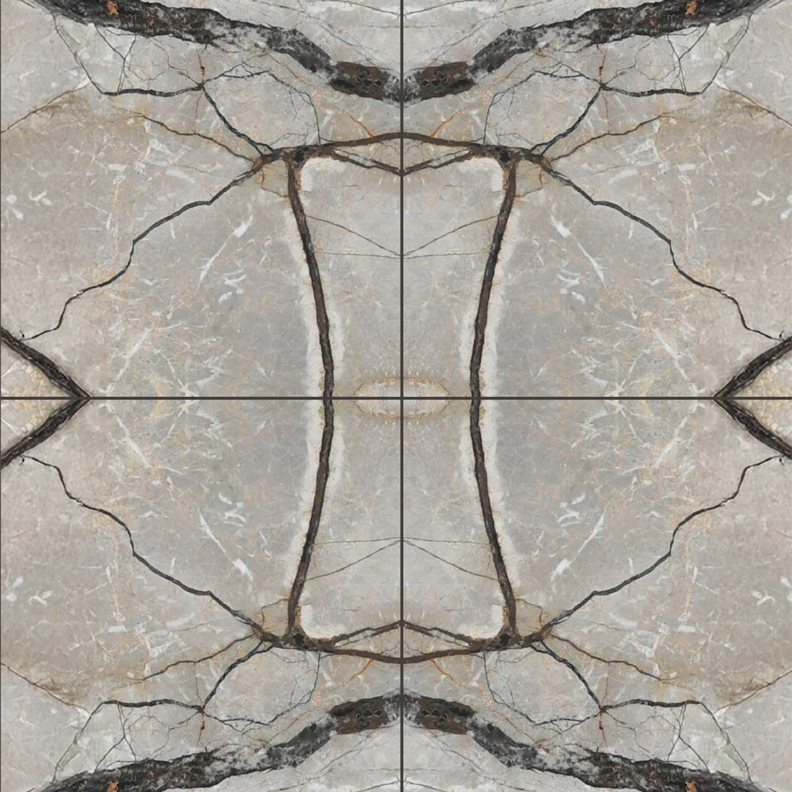 Mesa de centro de mármol de edición limitada Grey Roots, diseño de mesa de centro personalizada Siglo XXI y contemporáneo en venta