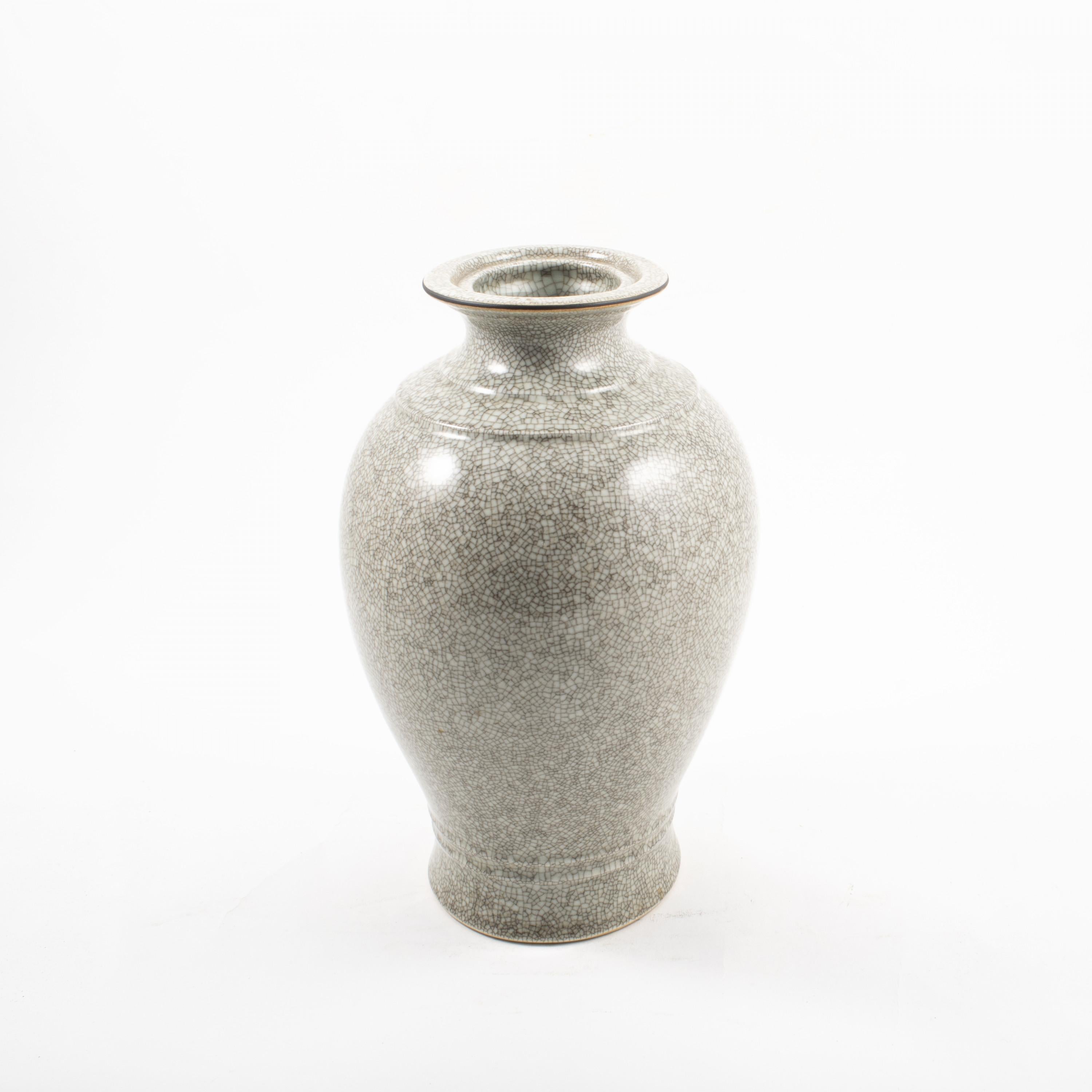 crackle vase