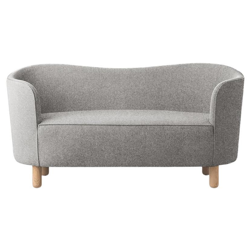 Grey Sahco Zero and Natural Oak Mingle Sofa by Lassen For Sale