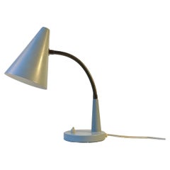 Grey Scandinavian Table or Wall Lamp by E. S. Horn, 1950s