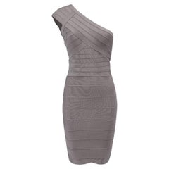 Grey Shadow Jessamine Bandage Mini Dress Size M