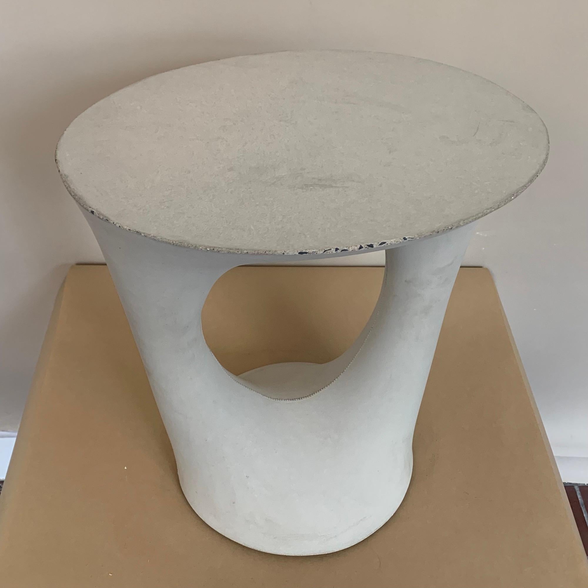 Grey Short Kreten Side Table from Souda, Factory 2nd In Good Condition In Brooklyn, NY