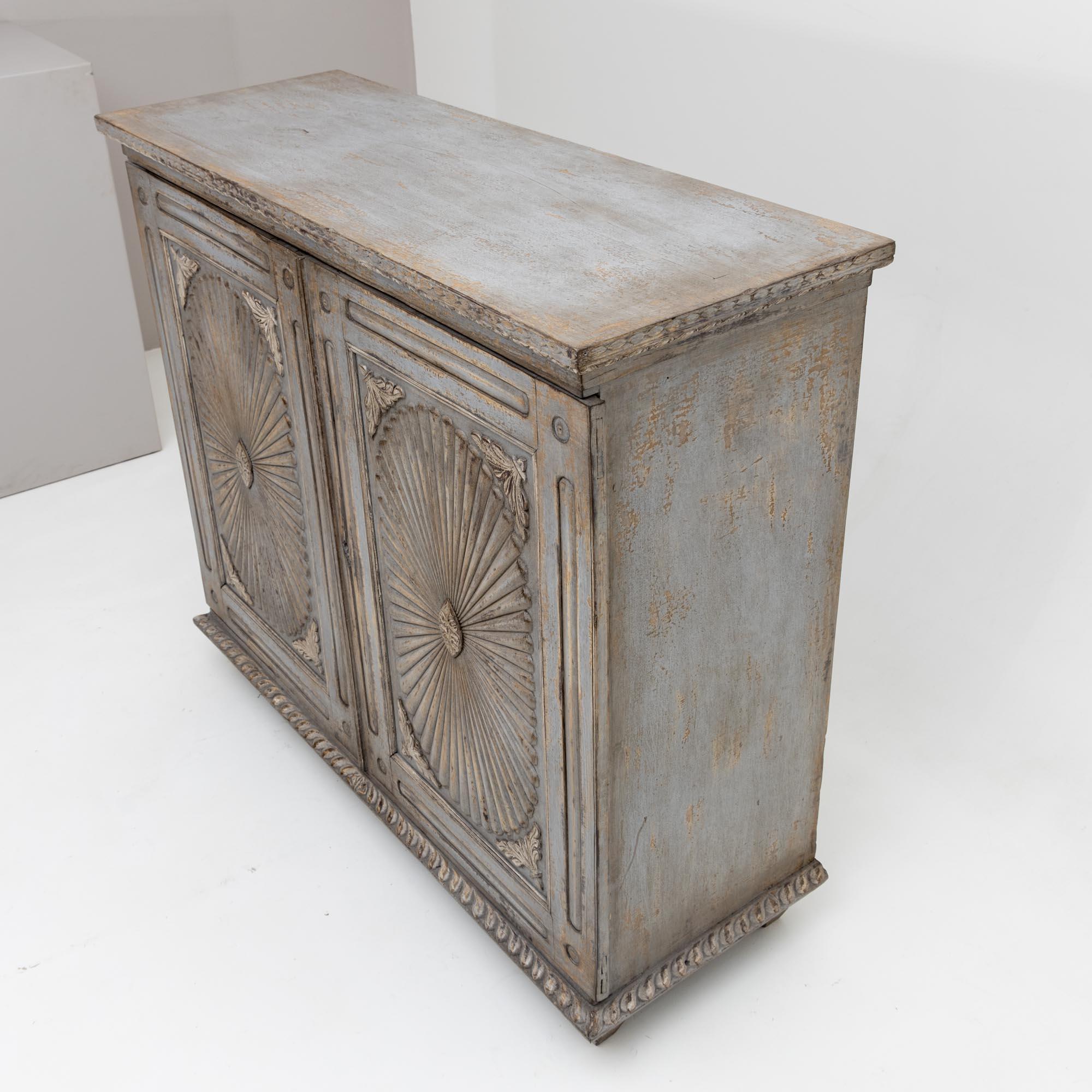 Wood Grey Sideboard, Anglo-Indian, 19th Century