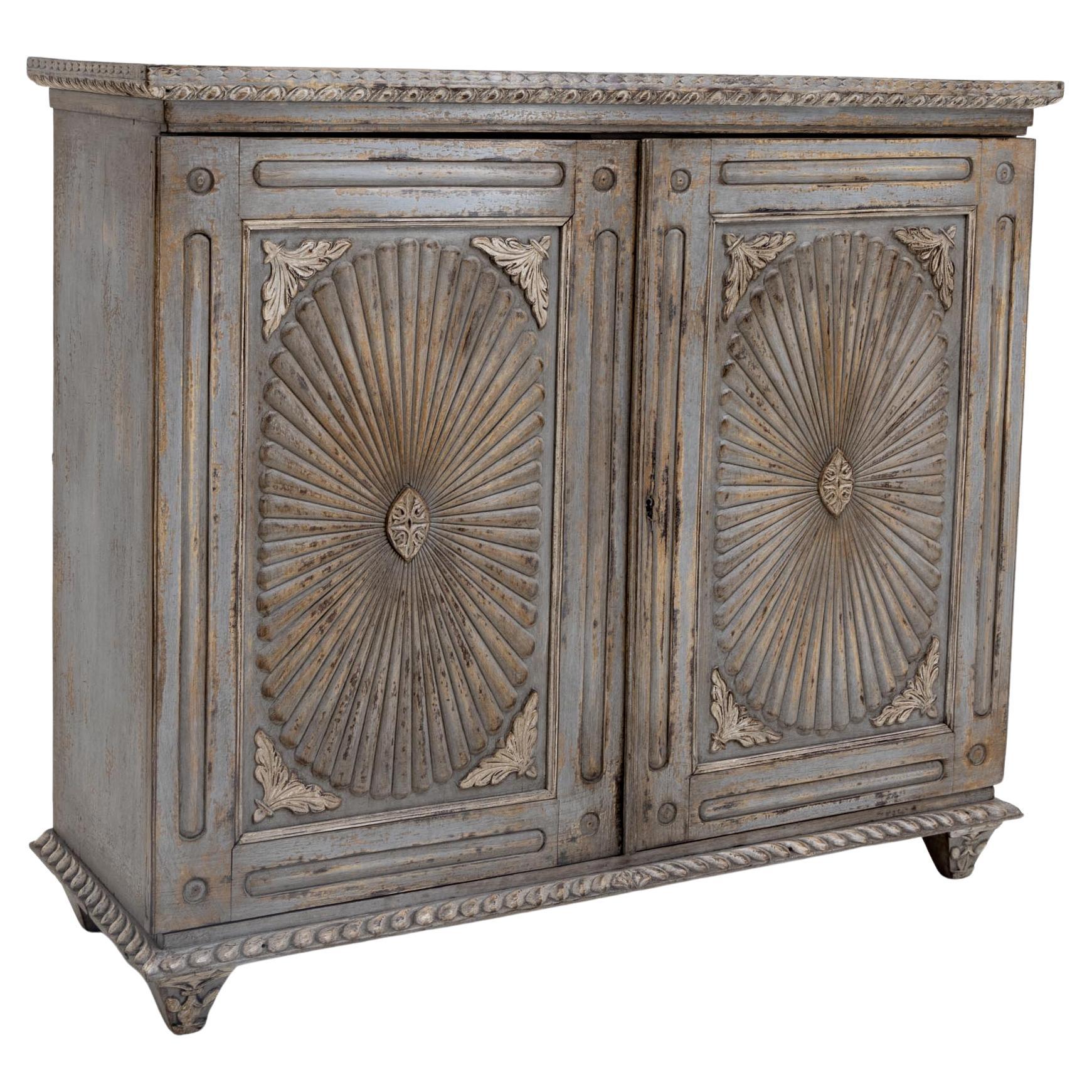 Grey Sideboard, Anglo-Indian, 19th Century