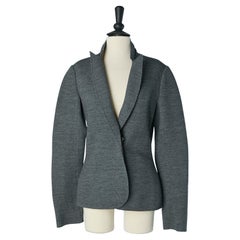 Graue einreihige Jacke Lanvin von Alber Elbaz W 2011