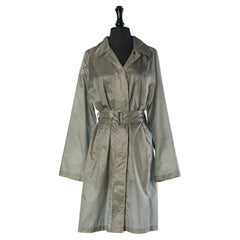 Impermeabile monopetto grigio Dries Van Noten