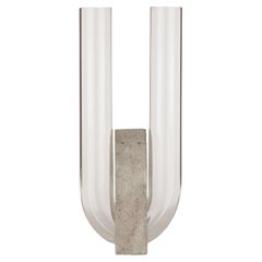 Vase aus grauem, geräuchertem Cochlea Della Liberazione Soils Edition von Coki Barbieri