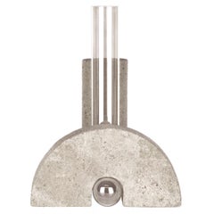 Grey-Smoked Cochlea Della Metamorfosi 1 Soils Edition Vase by Coki Barbieri