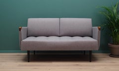 Grey Sofa 1970s Vintage Danish Design