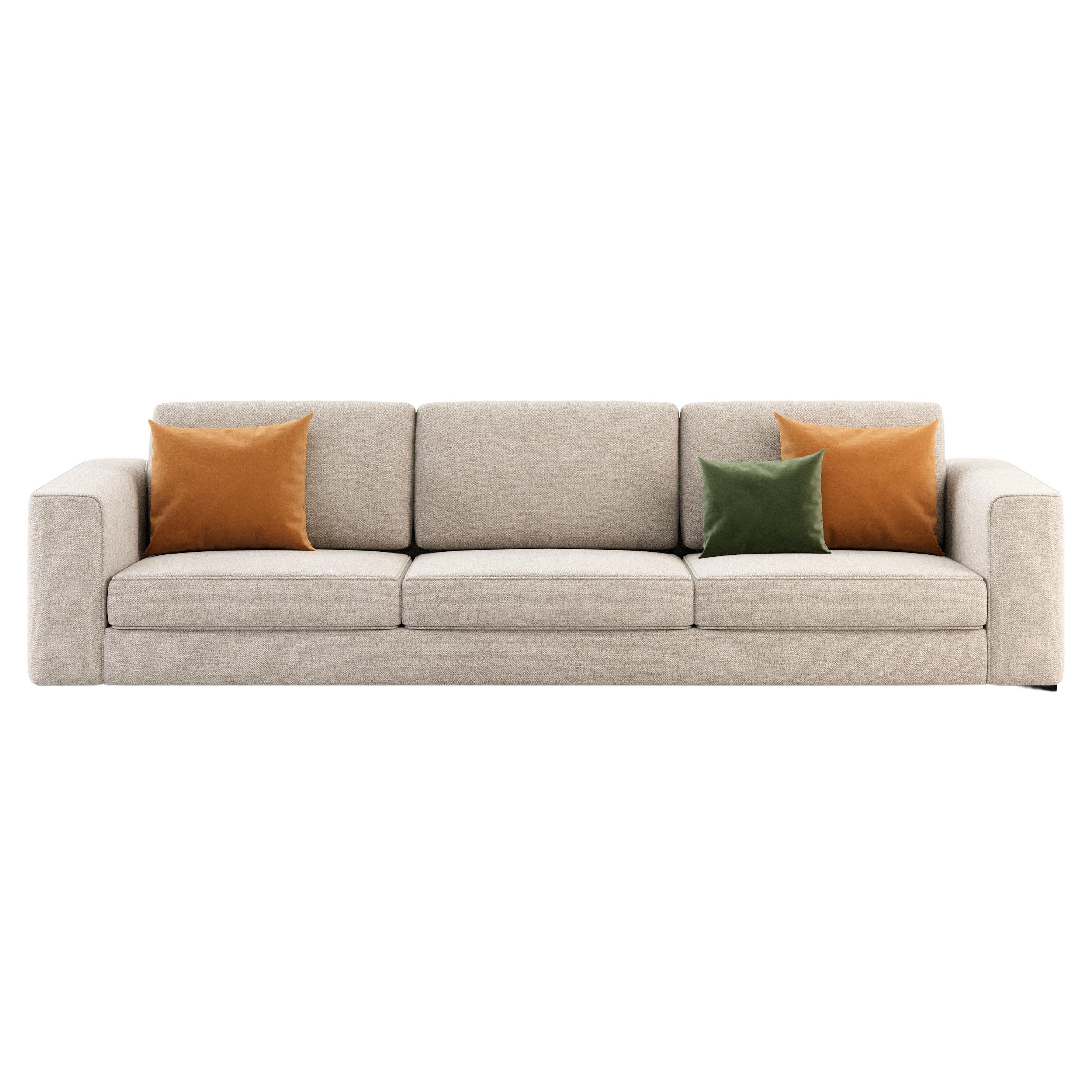 Contemporary Sofa Upholstered in Bouclé Fabric For Sale at 1stDibs