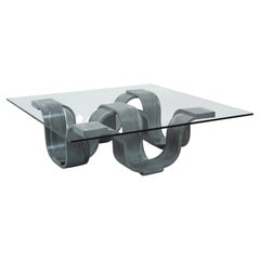 Grey Square Cocktail Table