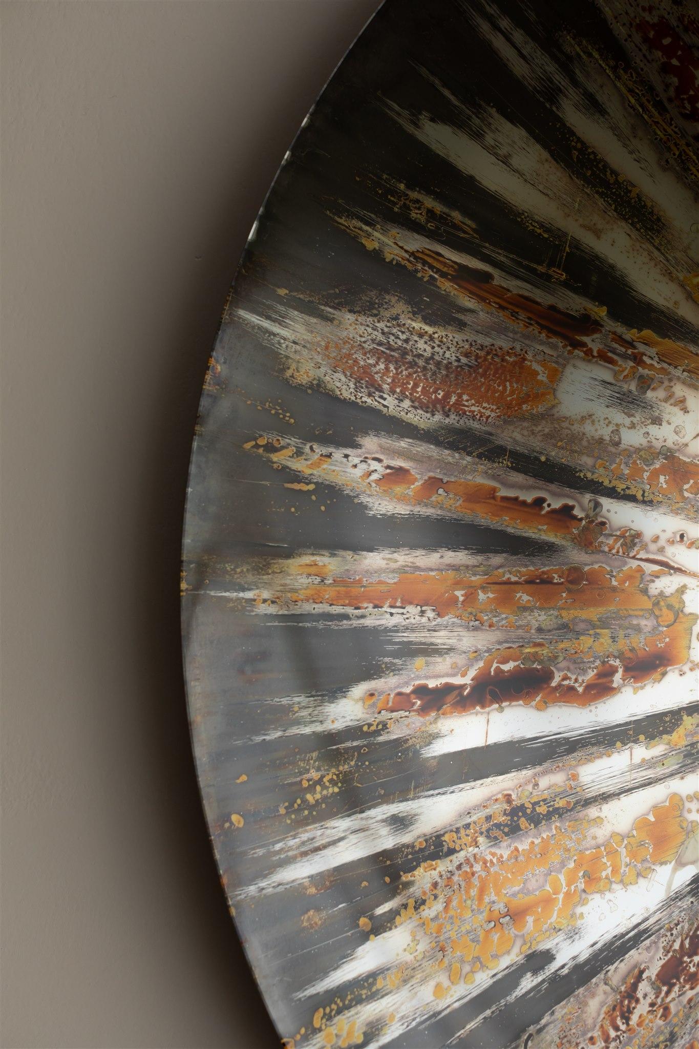 Specchio da parete Grey Star di OOM Contemporary Glass in vendita 3