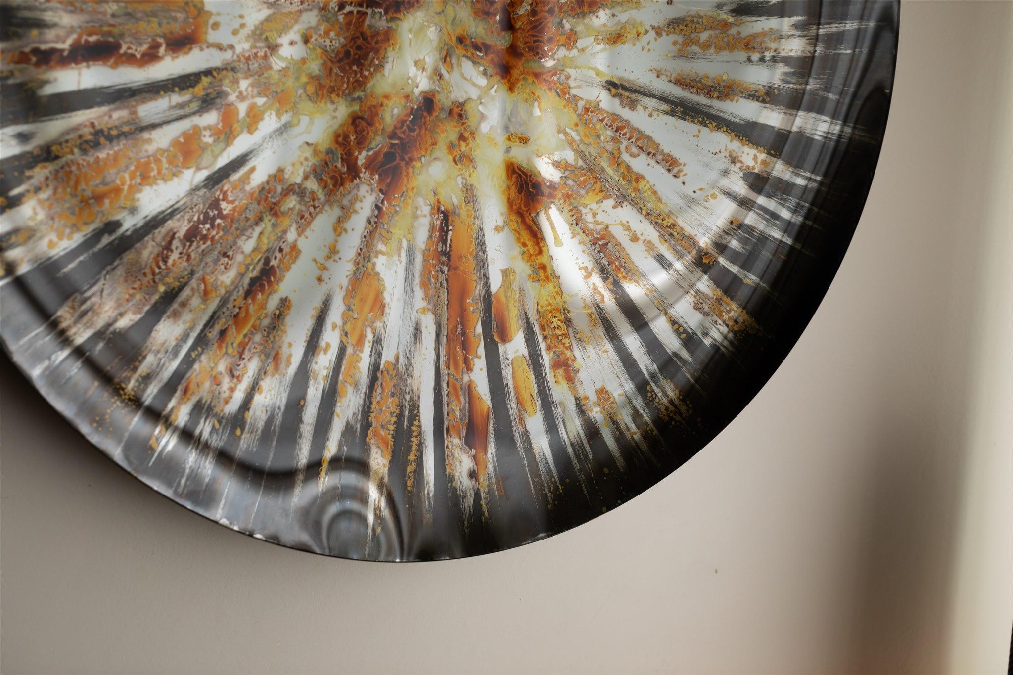 Altro Specchio da parete Grey Star di OOM Contemporary Glass in vendita