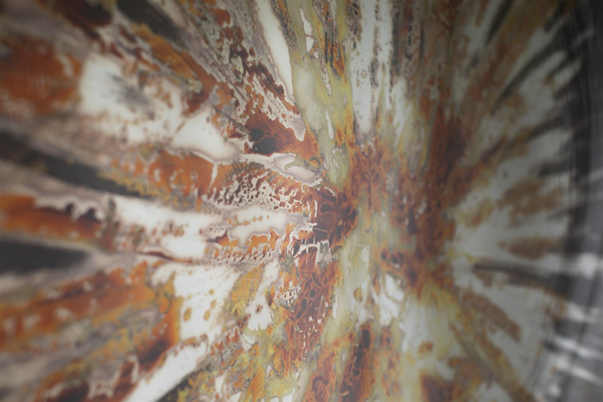 Specchio da parete Grey Star di OOM Contemporary Glass in vendita 1
