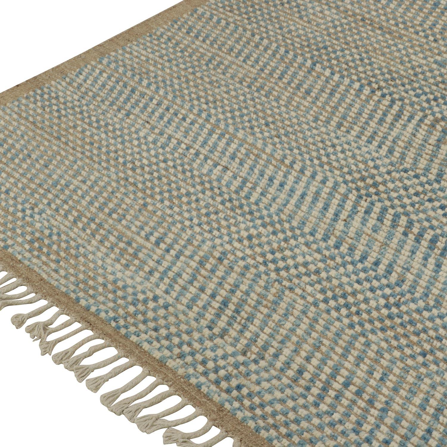 abc carpet Grey Stripe Moroccan Wool Rug - 9'9