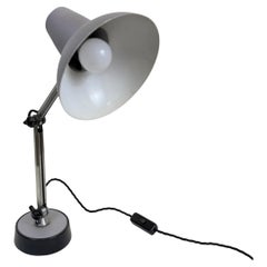 Grey Super Chrome Desk Lamp, France 1960's
