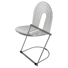 Grey Swing Chair by Jutta & Herbert Ohl for Rosenthal Lübke, 1980s
