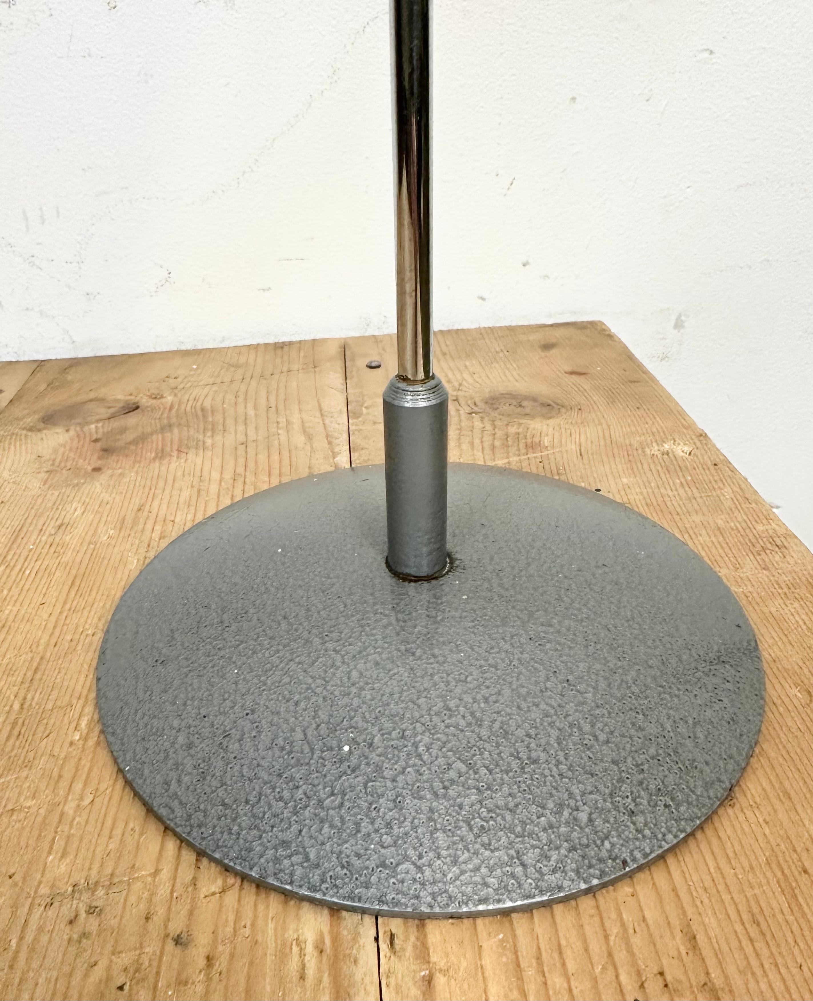 Czech Grey Table Lamp by Josef Hurka for Napako, 1960s For Sale
