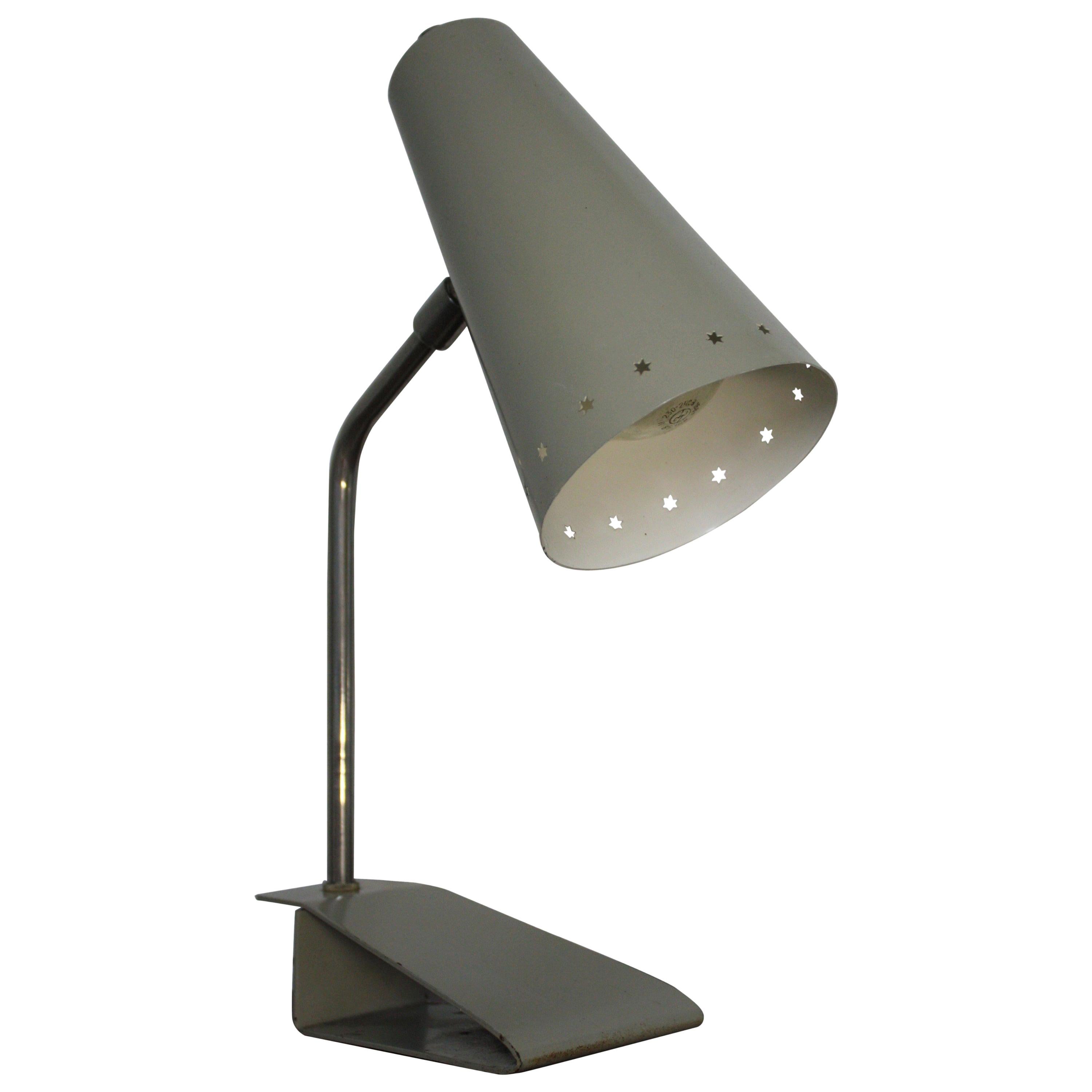 Grey Table of Wall Lamp, Model Pinocchio by H. Busquetand and Hala Zeist, 1950s For Sale