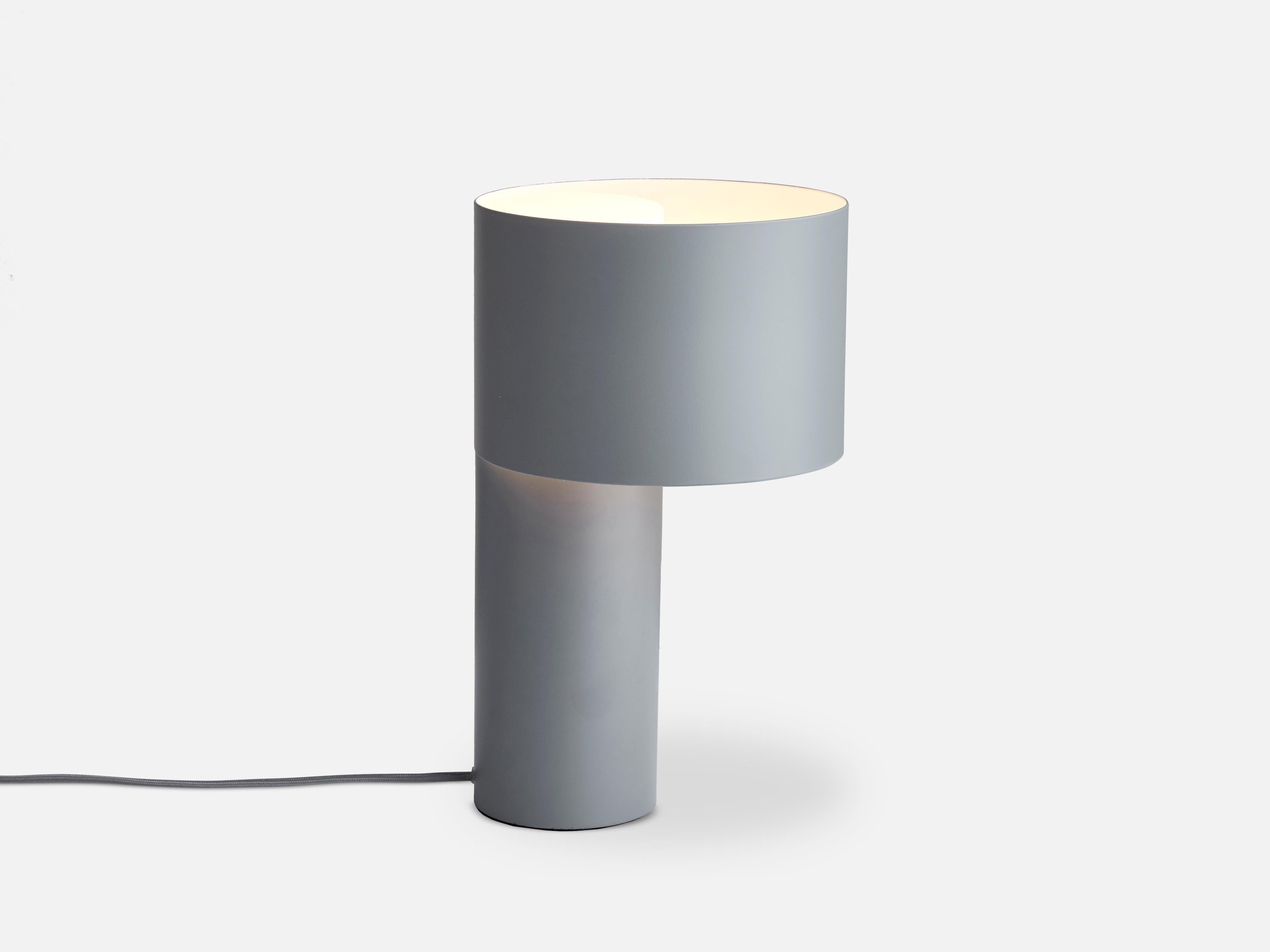 Post-Modern Grey Tangent Table Lamp by Frederik Kurzweg For Sale