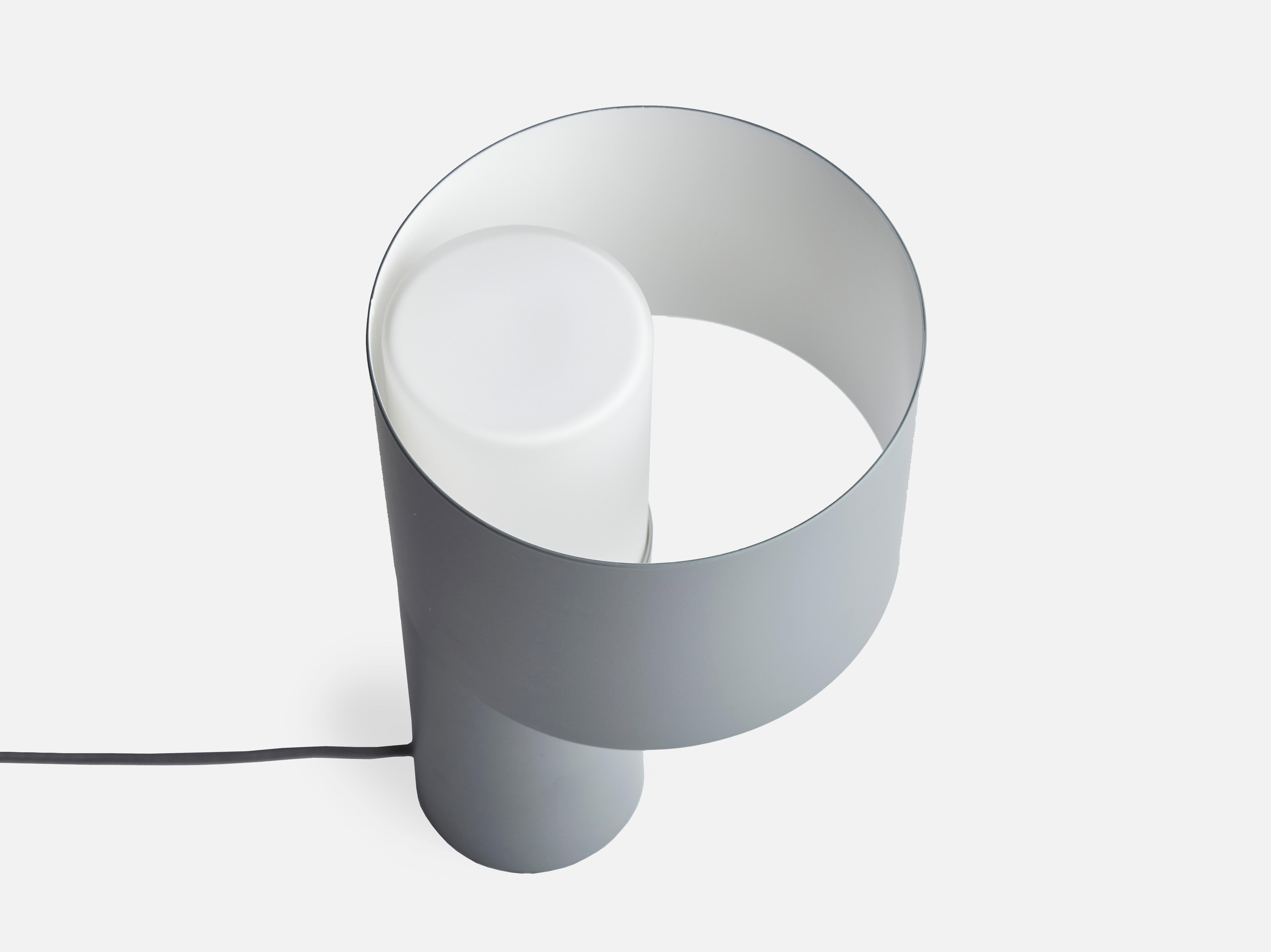 Danish Grey Tangent Table Lamp by Frederik Kurzweg For Sale