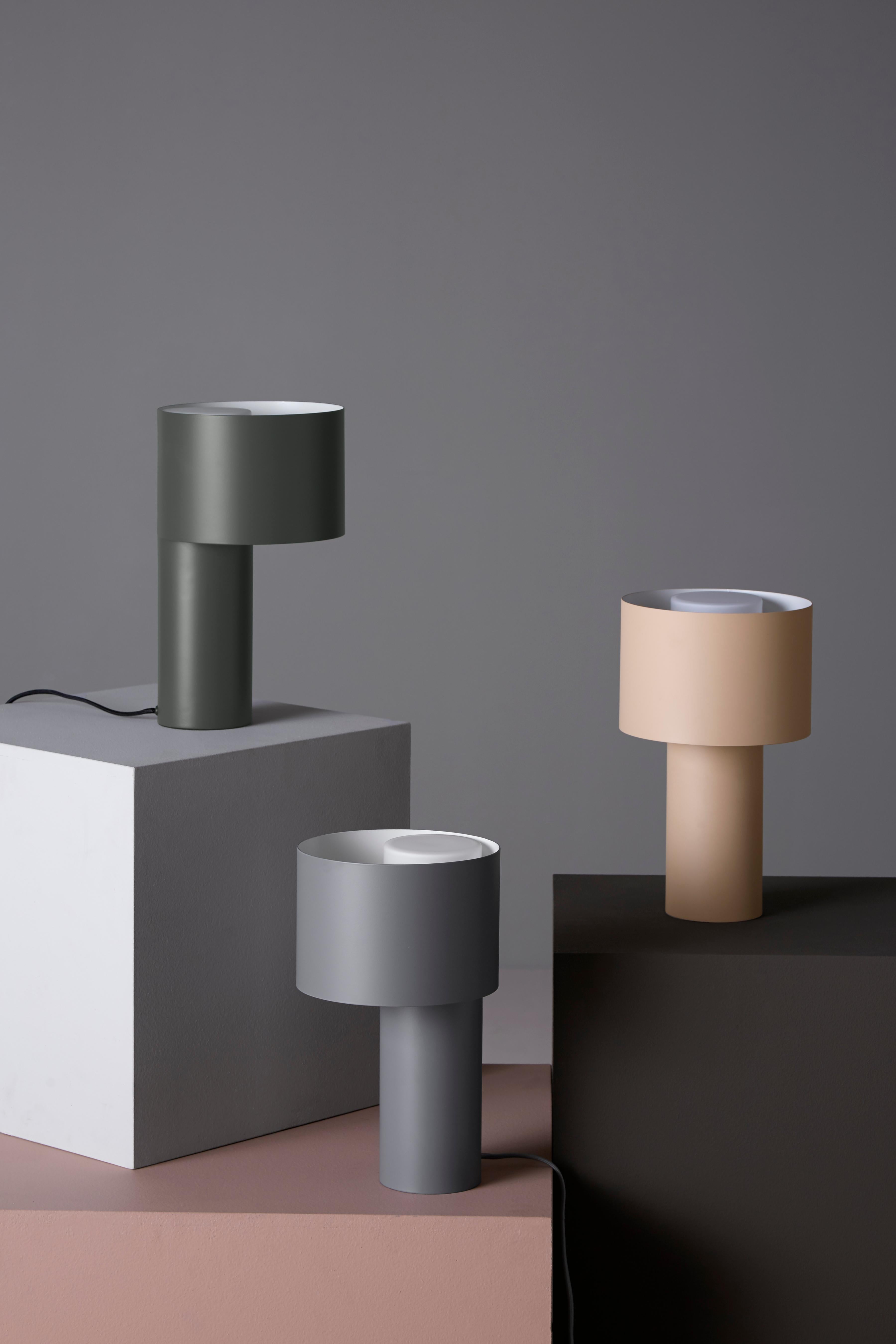Grey Tangent Table Lamp by Frederik Kurzweg In New Condition For Sale In Geneve, CH