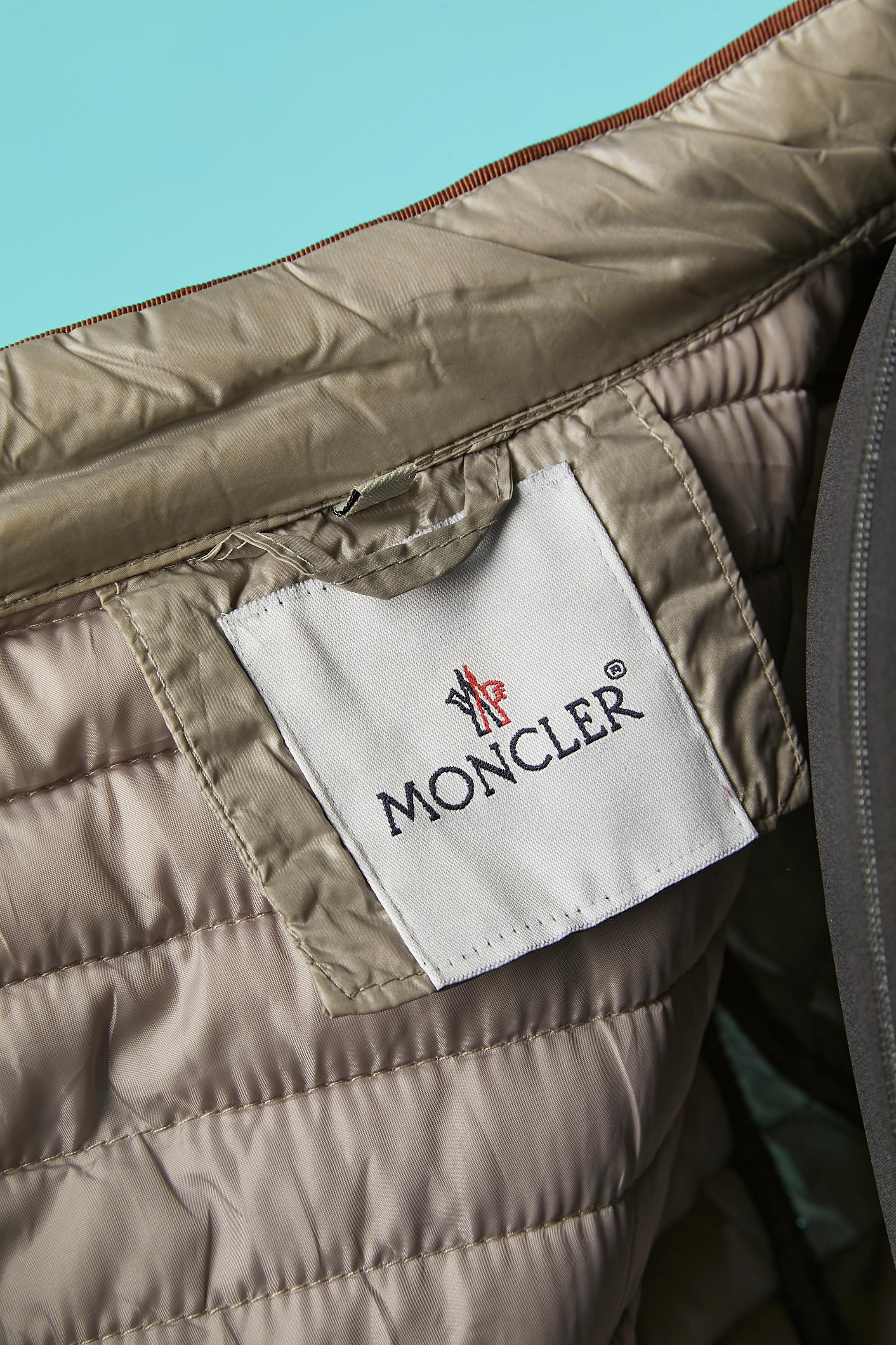 Grey thin down-jacket Moncler 3
