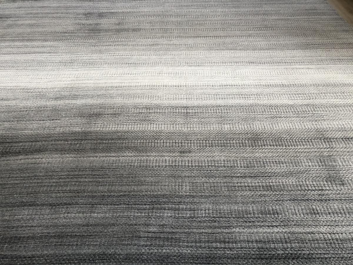 Hand-Knotted Grey Tones Area Rug For Sale