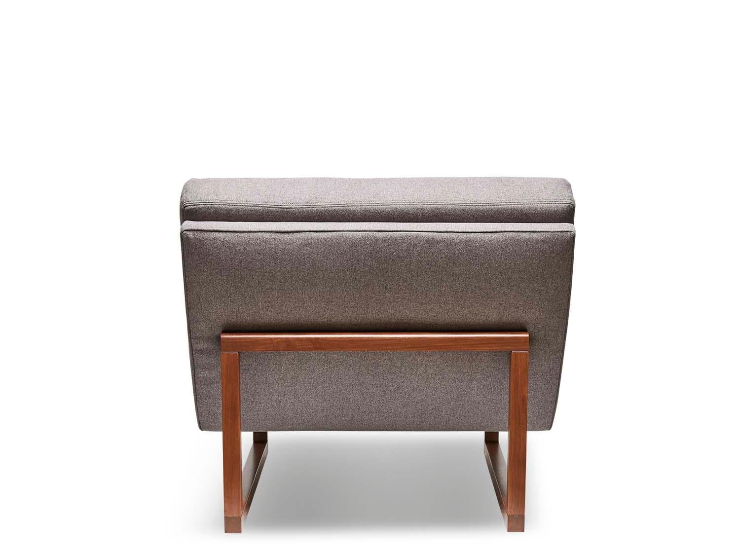 Griffin-Stuhl aus grauem Tweed von Lawson-Fenning im Zustand „Neu“ in Los Angeles, CA