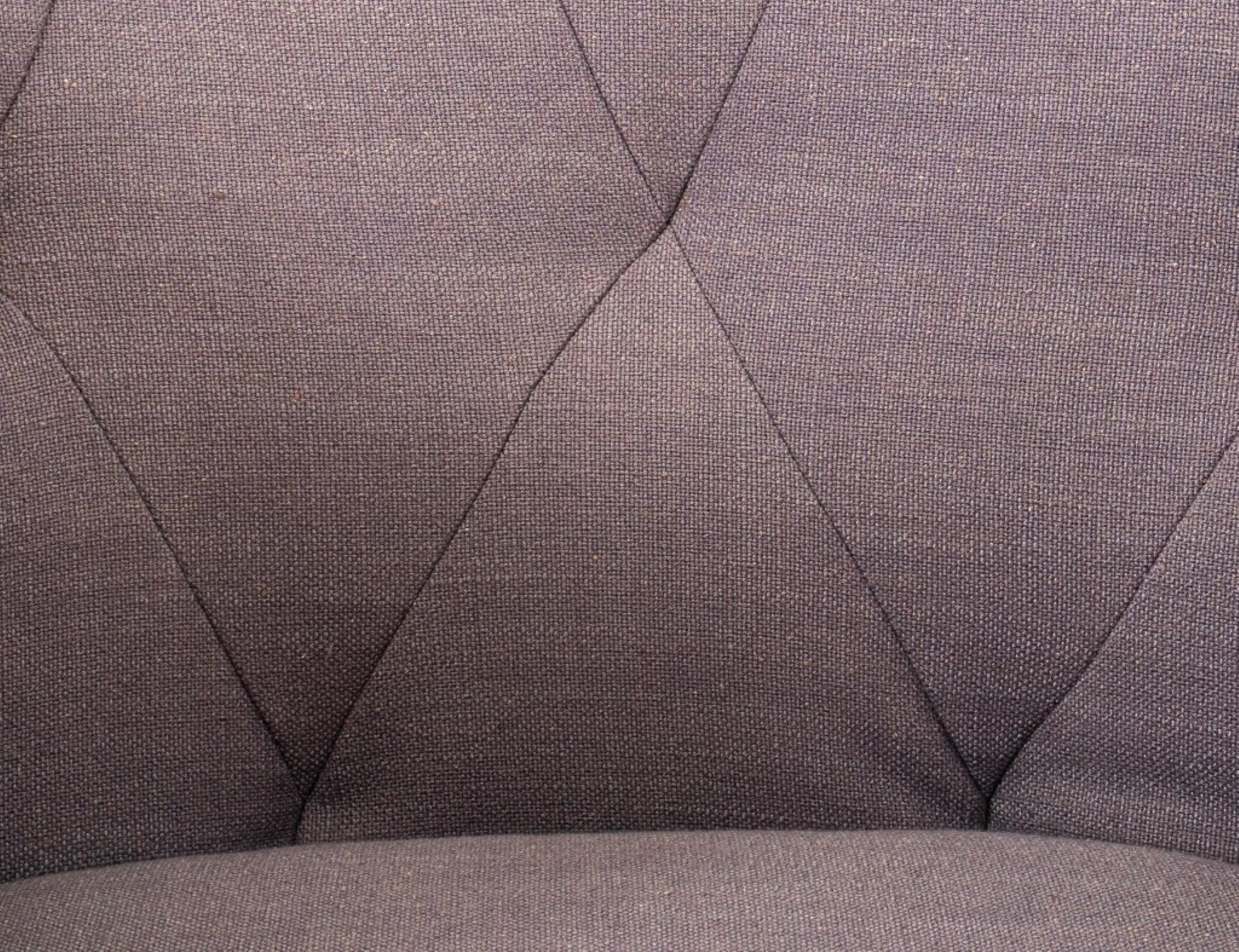 Grey Upholstered Chesterfield Style Armchair 2