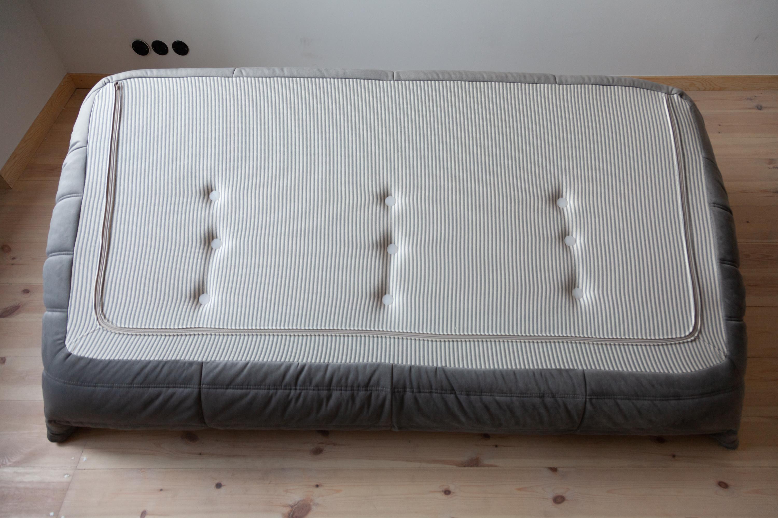 Grey Velvet Togo Sofa Set by Michel Ducaroy for Ligne Roset, Set of 5 For Sale 6