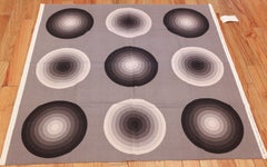 Nazmiyal Collection Vintage “Kreis” Design Verner Panton Textile 3'9" x 4'1"