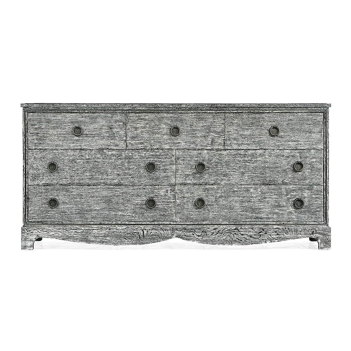 grey wash wood dresser