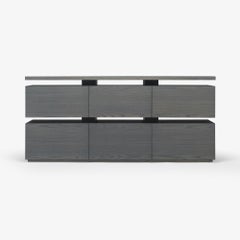 Grey White Ash Wishbone Credenza by A. Jacob Marks