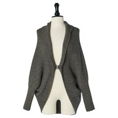 Graue Strickjacke aus Wolle und Alpaca LANVIN von Alber Elbaz „Les 10 ans“ NEU mit Etikett