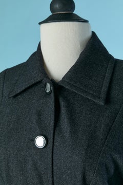 Grey wool flanelle dress GUY LAROCHE
