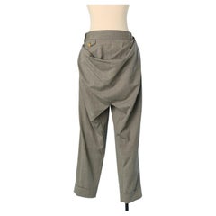 Grey wool sarouel trouser VIVIENNE WESTWOOD Red Label