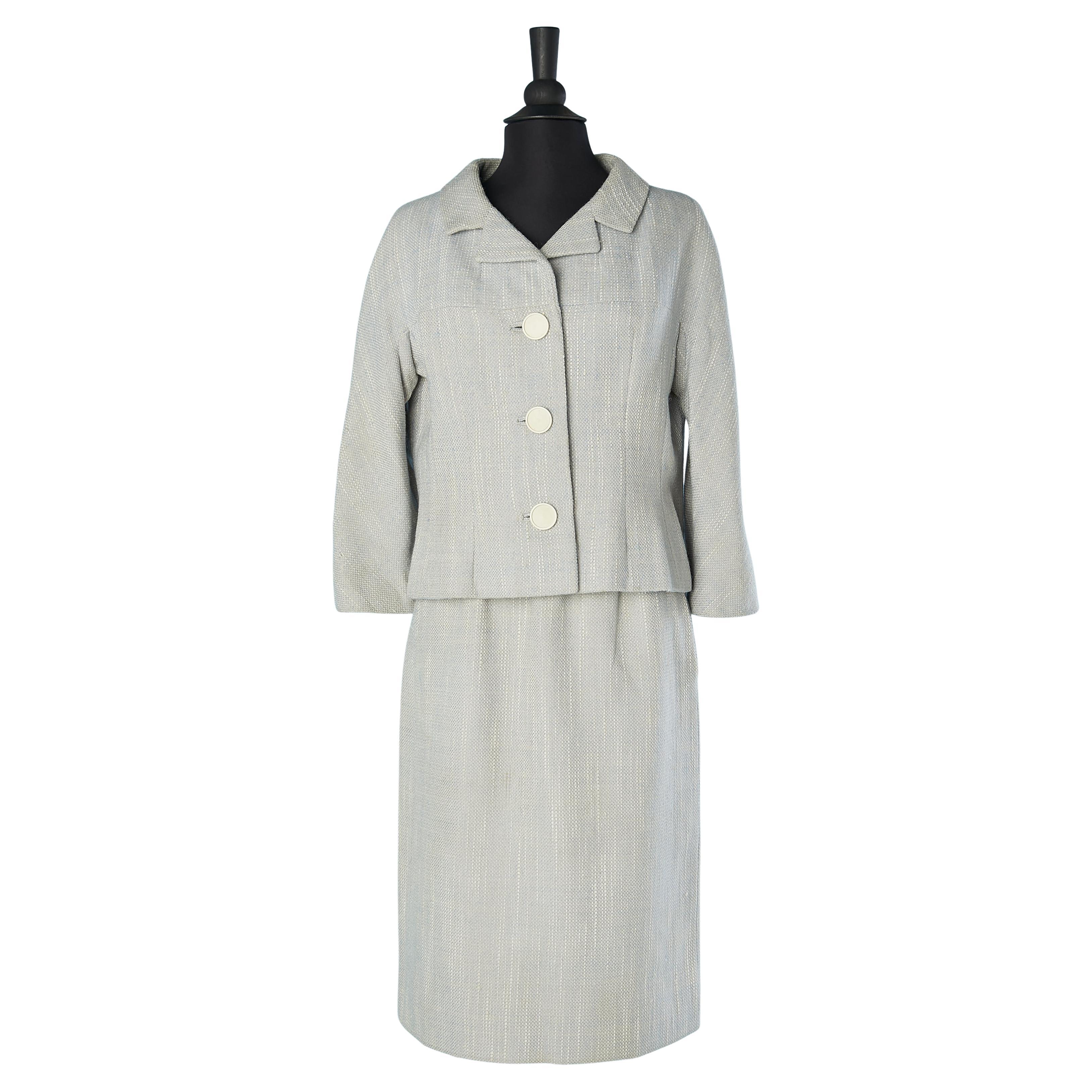 Grey wool skirt suit BALENCIAGA 1957