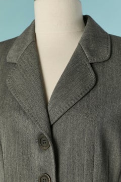 Grey wool skirt suit MOSCHINO Cheap & Chic