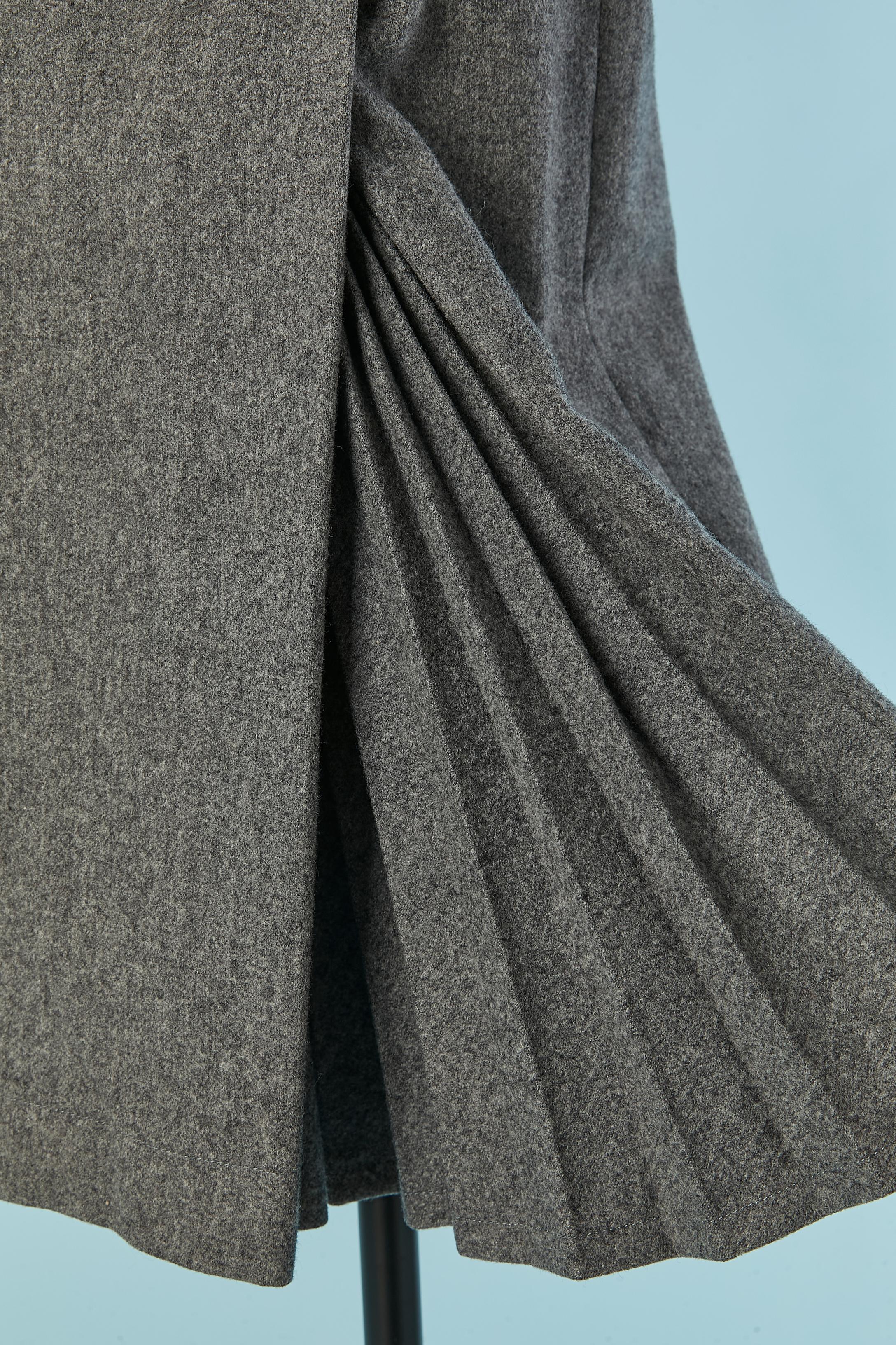 Grey wool skirt-suit THIERRY MUGLER en venta 1