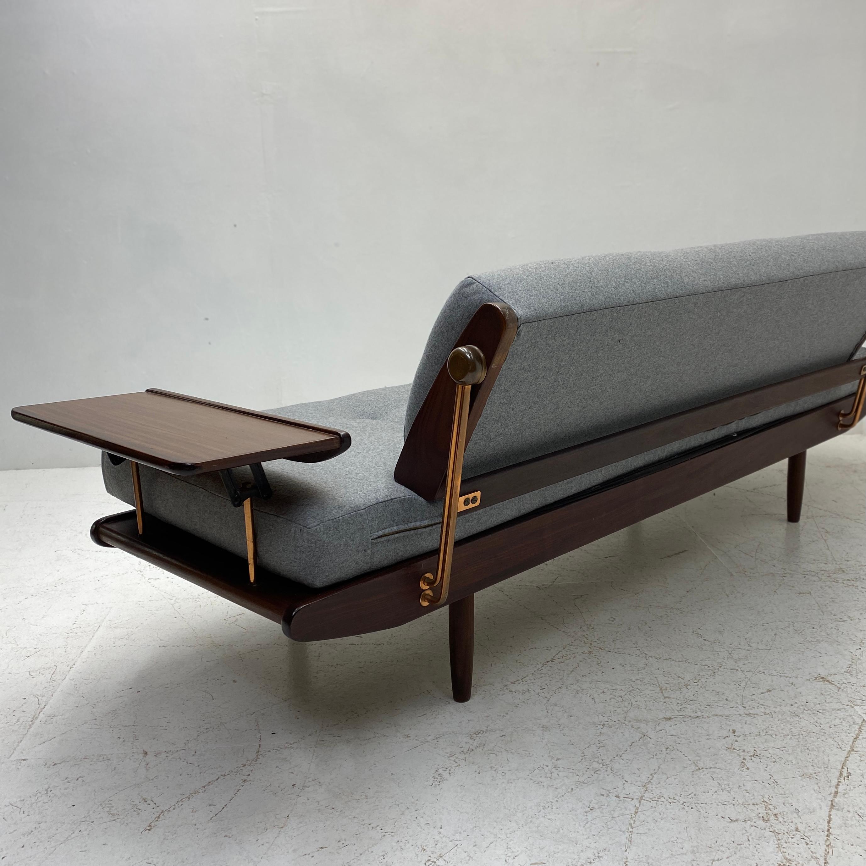 Grey Wool Toothill Sofa & Daybed, 1950s 7