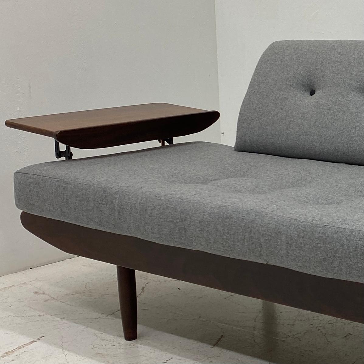 Grey Wool Toothill Sofa & Daybed, 1950s 2