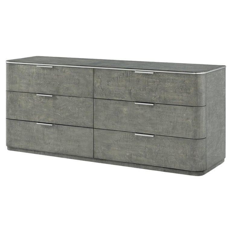 Greyed Art Deco Dresser For Sale at 1stDibs