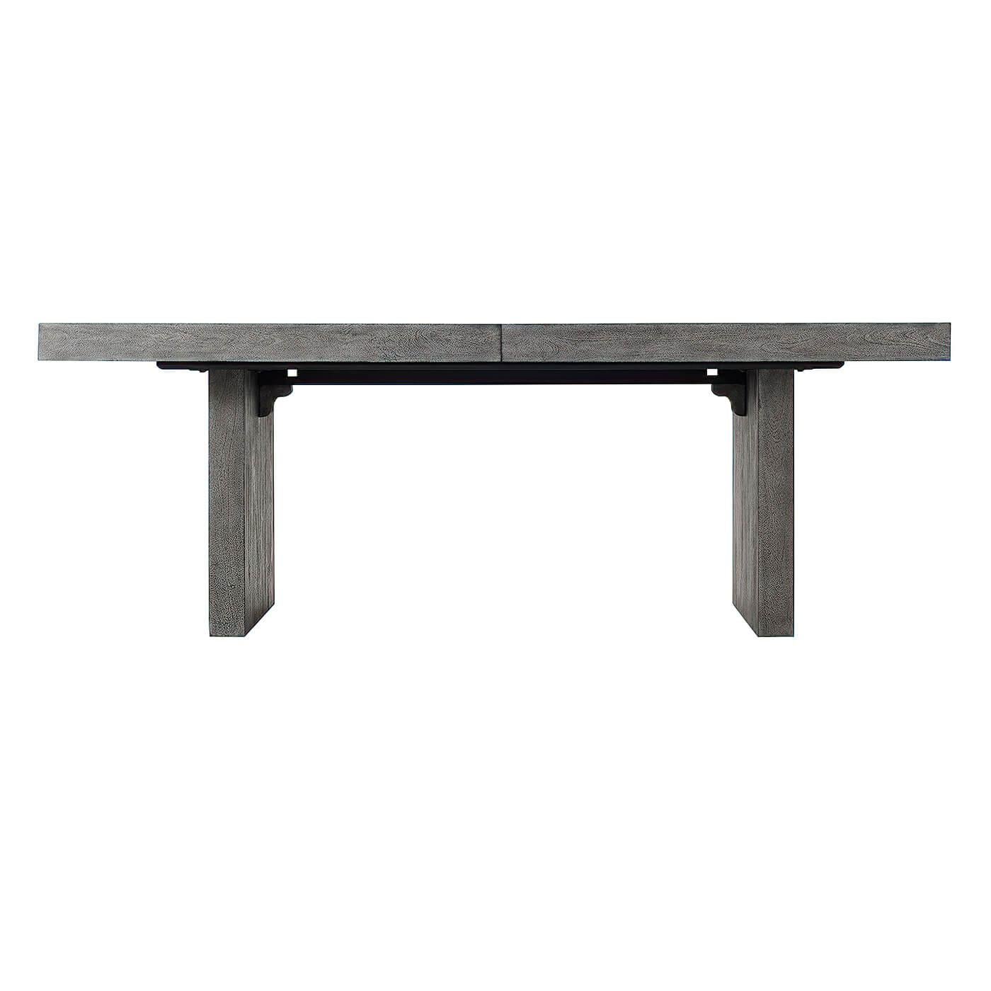 Modern Greyed Extension Dining Table
