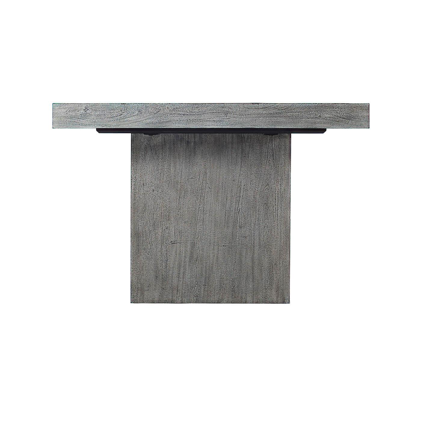 Vietnamese Greyed Extension Dining Table